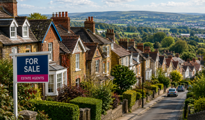 House prices in the UK are dropping, but the market is expected to improve in the summer