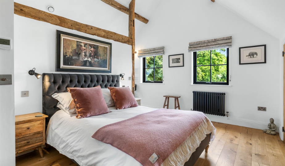 Homes for sale with stylish bedrooms in England and Wales, in pictures